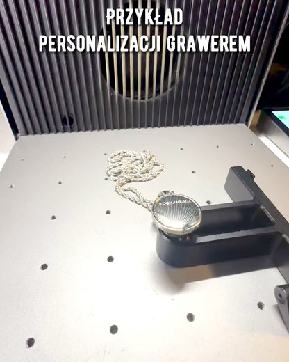 Glamour-Halskette mit Kompass-Anhänger und Zirkonia für Damen und Herren - 2 Varianten zur Auswahl, Personalisierung mit Gravur als Geschenk