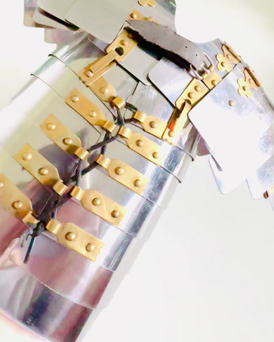 Stadtkrieger-Rüstung - Handgefertigt, Gravurmöglichkeit, Höhe ca. 40 cm