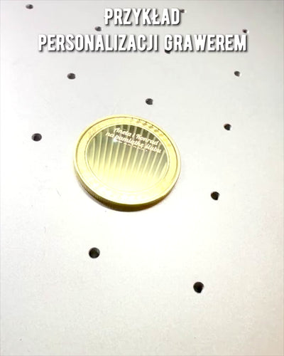 Leere Münze Herausforderung mit Personalisierung durch Gravur – Sammlerstück, 40mm, vier Modelle
