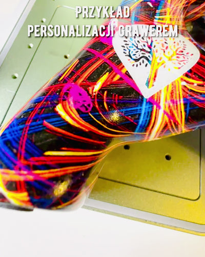 Kalejdoskop Herz – Handgefertigter Schmuck aus Harz mit Gravurmöglichkeit