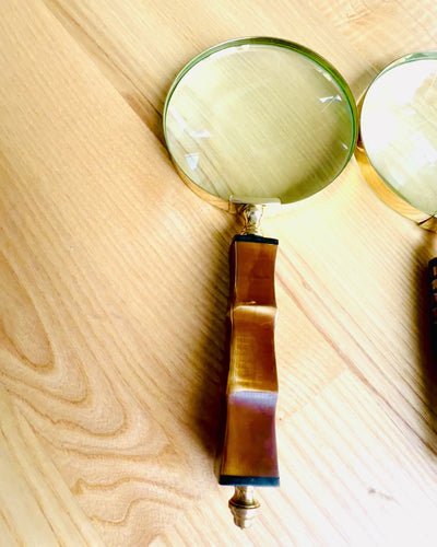 Große Retro-Lupe, Möglichkeit zur Personalisierung als Geschenk mit Gravur - Auswahlmöglichkeiten verfügbar