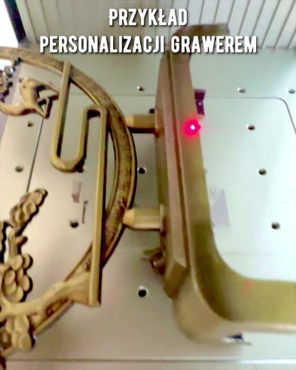 Eleganter Metallhalter für Räucherstäbchen "Große Ruhe" - Personalisierung mit Gravur möglich