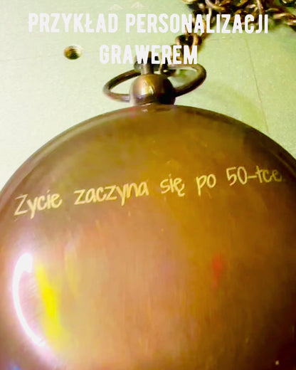 Navigationskompass „Podróżnika“ mit Gravur, Personalisierung – Handwerk Indischer Handwerker