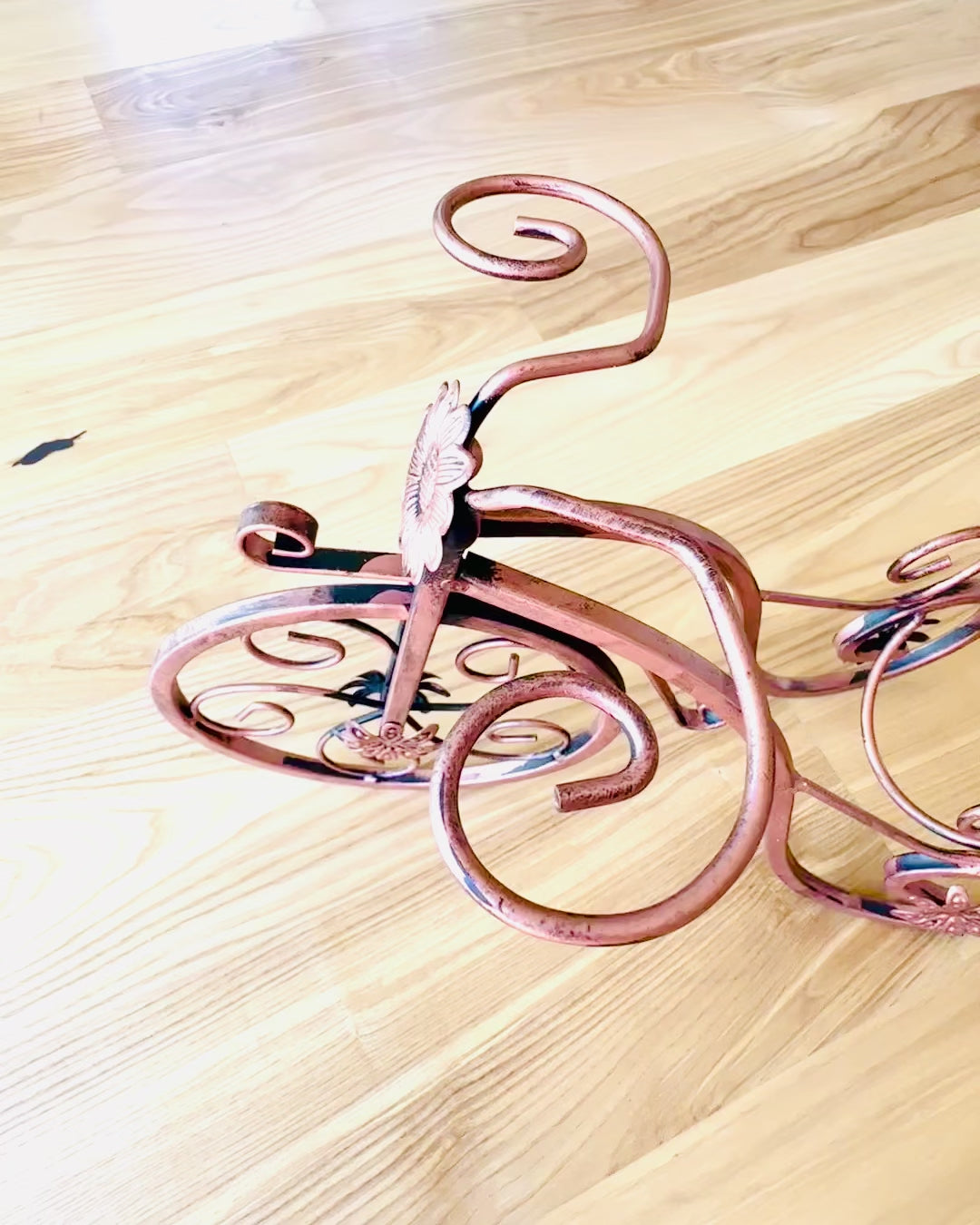 Fahrrad-Weinregal "WineCycle" - Möglichkeit zur Personalisierung mit Gravur als Geschenk