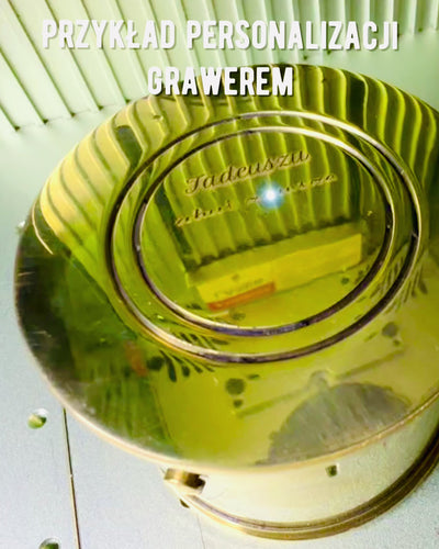 Reisekompass "Trommel Sonnenaufgang" – mit Personalisierung durch Gravur möglich