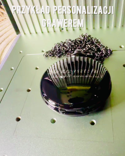 Klassische Mechanische Taschenuhr mit Doppelabdeckung – Manuell, Schwarz, Personalisierung mit Gravur