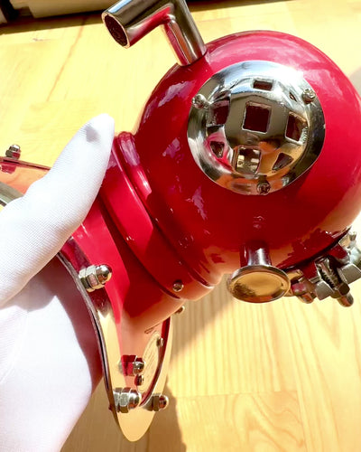 Tiefseeforscherhelm - Sammleredition mit Gravurmöglichkeit, 35 cm, Geschenk für Feuerwehrmann oder Taucher