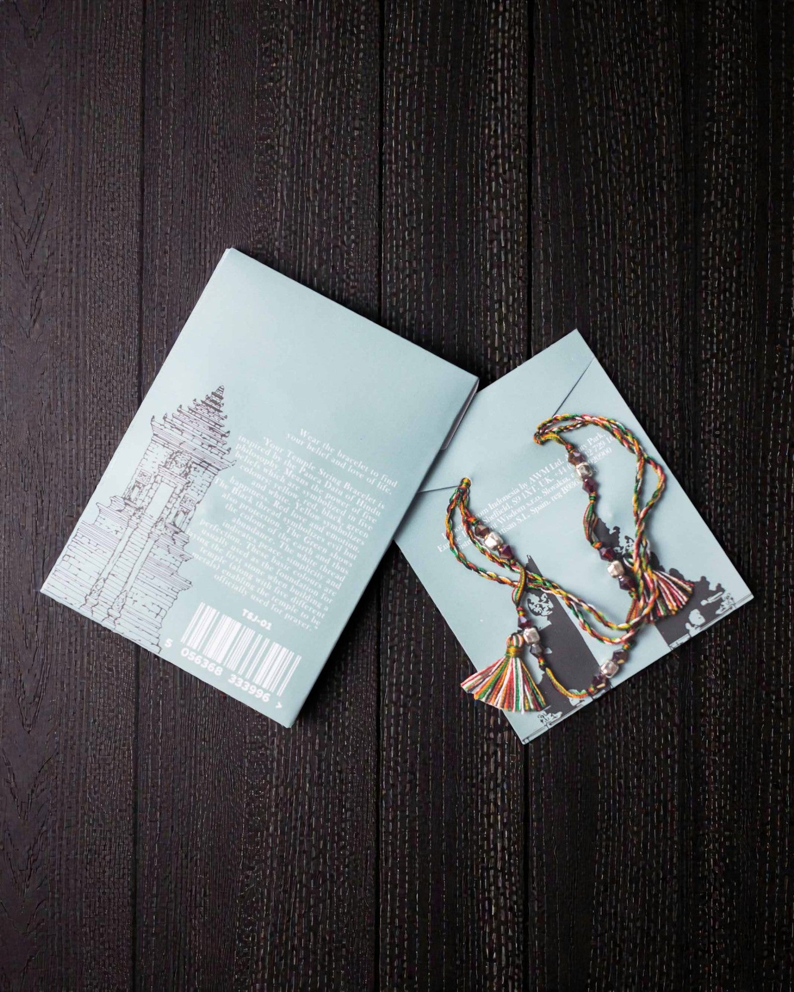 Tempelarmband aus Schnur Panca Dharma – Stärke des Glaubens