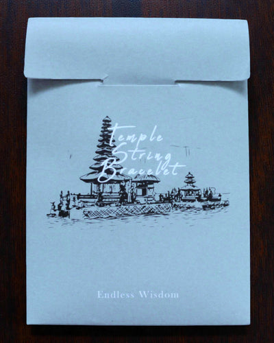 Tempel-Schnurarmband Infinite Wisdom – Unendliche Weisheit