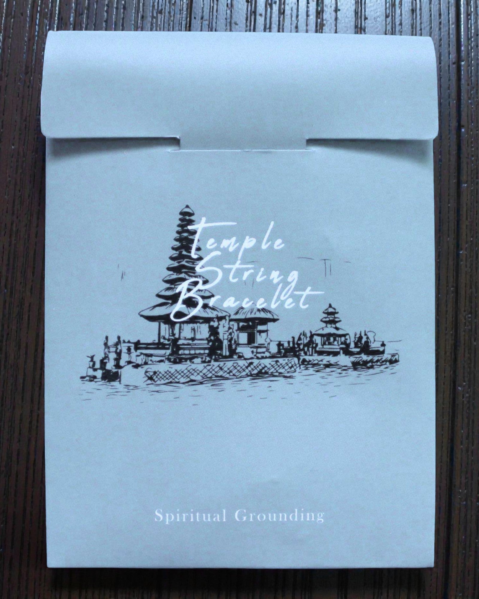 Tempelarmband aus Schnur Dharma Knot – Spirituelle Erdung