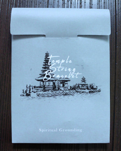 Tempelarmband aus Schnur Dharma Knot – Spirituelle Erdung