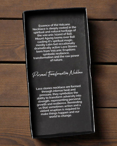Halskette Essenz des Vulkans – Persönliche Transformation