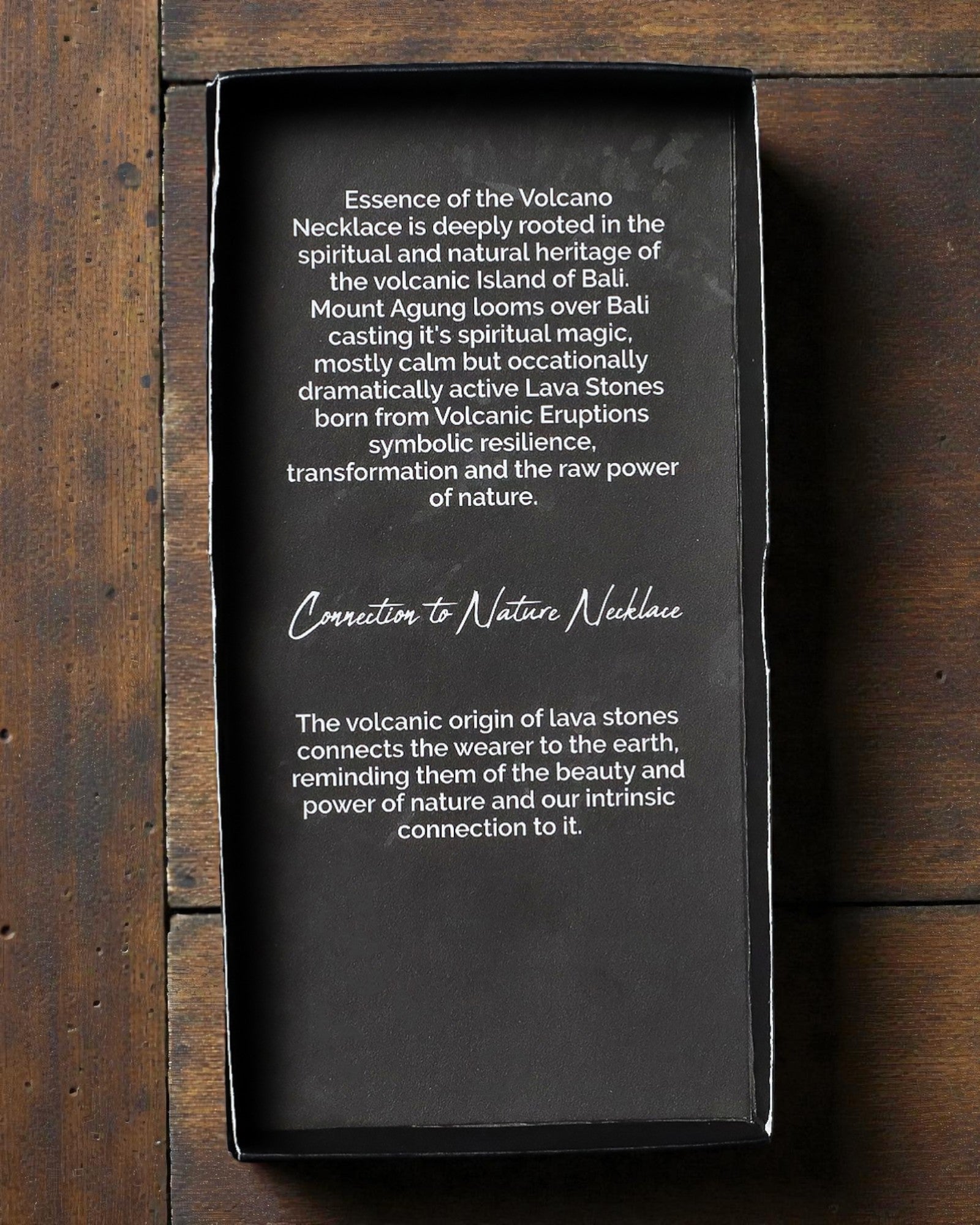Halskette Essenz des Vulkans – Verbindung zur Natur