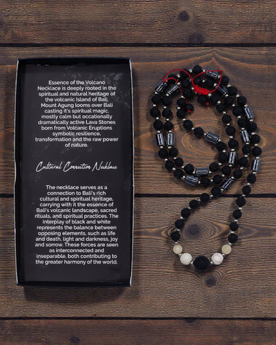 Halskette Essenz des Vulkans – Kulturelle Verbindung