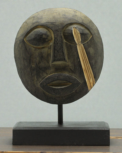 Timoresische Maske Wächter der Ahnen 27x20 cm – Antik